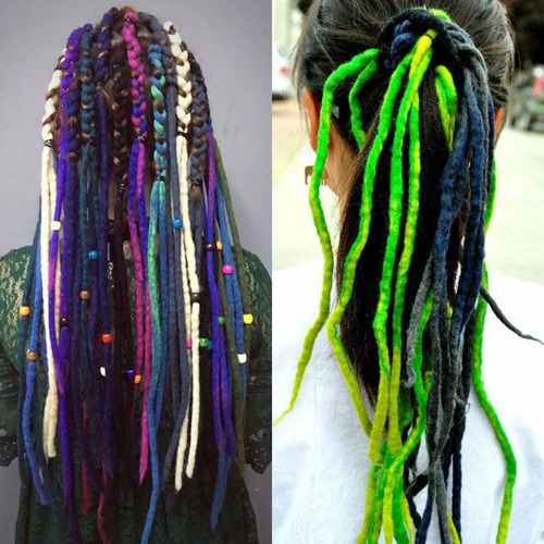 . Extensões De Dreadlocks Multicoloridos, Dreadlock