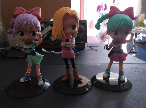 Figuras Dragón Ball Z Bulma Y A18