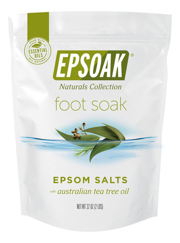 Aceite De Arbol De Te En Remojo Con Sal Epsom De Epsoak  Bo