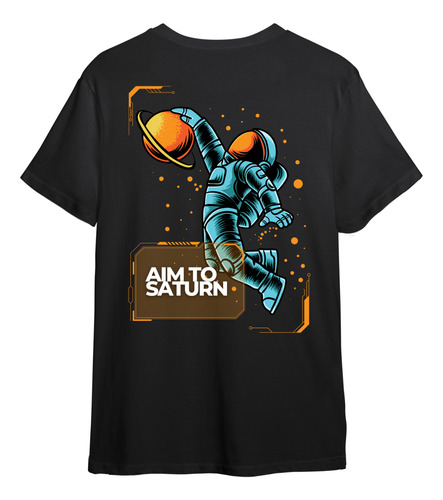 Remera Basketball En Saturno Waved