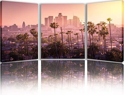 Decoración Americana Nativa Los Angeles Skyline Wall 3kdce