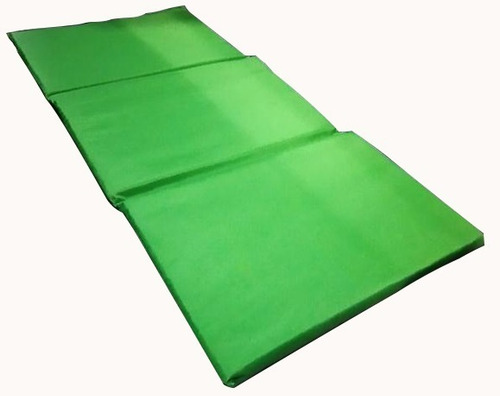 Imagen 4 de 8 de Combo Colchoneta Plegable Mancuernas Banda Elástica