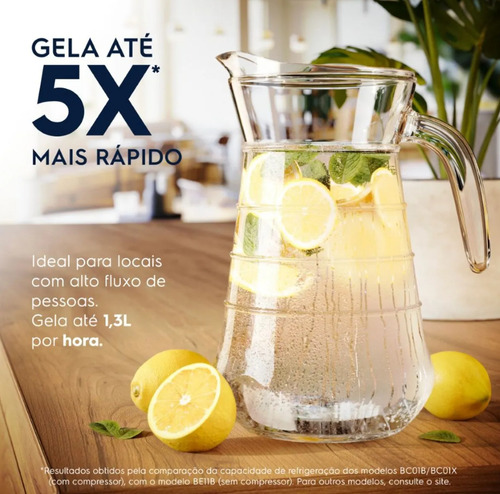 Bebedouro De Água Electrolux Bc01x Com Compressor Cinza Cinza