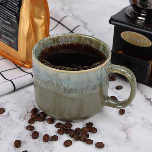 Juego De 3 Tazas De Café De Cerámica Esmaltada