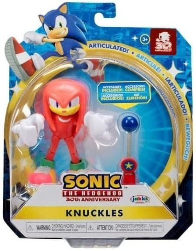 Figura Sonic The Hedgehog 30th Aniversary Knuckles