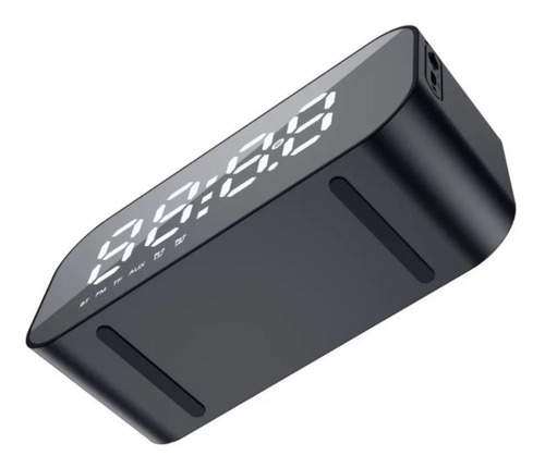 Relógio Despertador Digital Com Caixa De Som Bluetooth Tedge