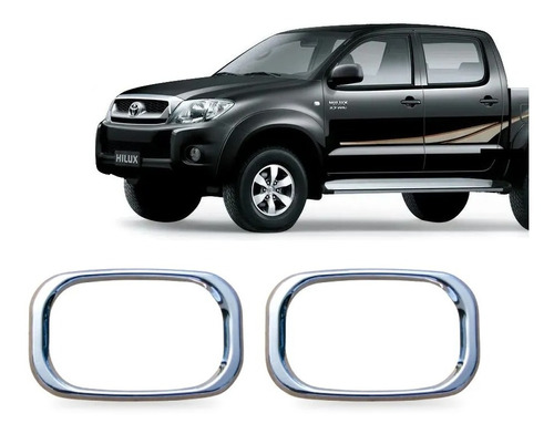 Aros De Luces Laterales De Giro Cromado Hilux 2005 A 2011