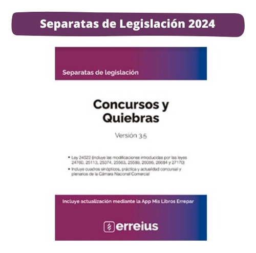 Separata Ley Concursos Y Quiebras