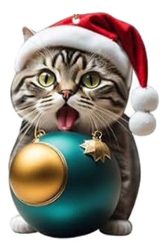 Nova Adornos Navideños Para Gatos, Adornos Colgantes Para