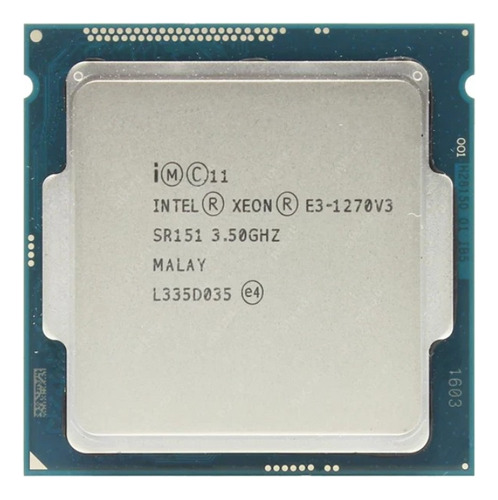 Intel Xeon E3 1270 V3 Usado, Sem Cooler, 4/8 Similar I7 4770
