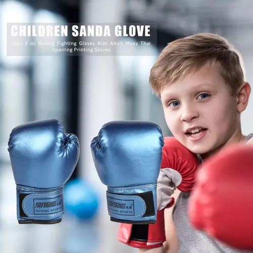 Guantes De Boxeo For Niños, Guante De Karate De Esponja Tra