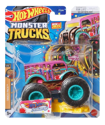 Hot Wheels - Monster Trucks Vehículos 1:64 Fyj44-hlr87