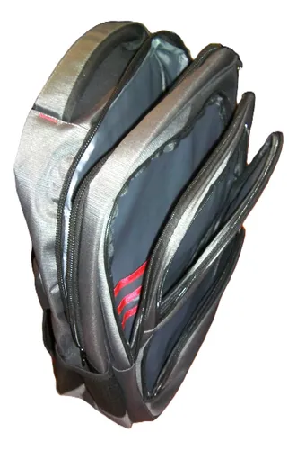 Mochila Porta Notebook C/gris Grafito Reforzada I-run Usb