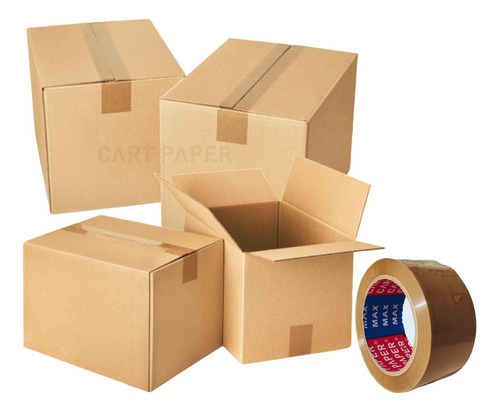 Caja De Carton 50x40x30 Pack 5 Cajas Mudanza/ Cart Paper