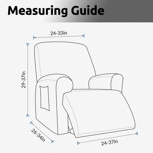 Funda Elástica Para Sofá Reclinable Protector De Muebles