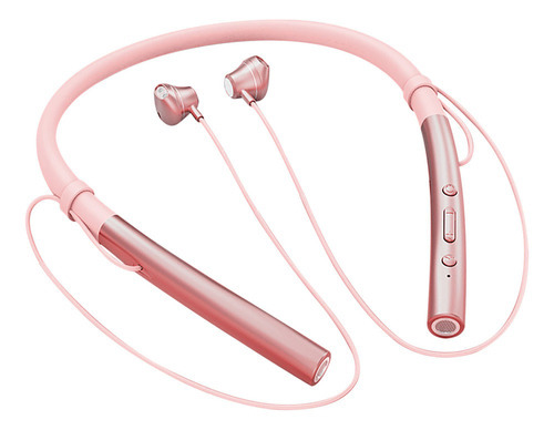 Fones de ouvido Bluetooth sem fio e de longa duração P, cor rosa