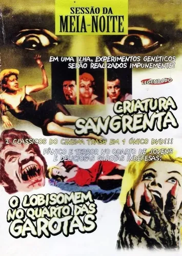 Cine Trash(1959/61) Doisfilmes Terror Sessão Da Meia *noite