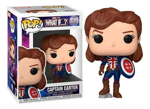 Figura Funko Pop Capitana Carter 870 - Marvel What If?