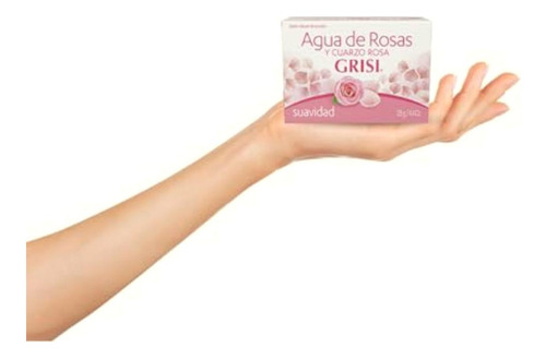 Grisi, Jabón De Tocador, Agua De Rosas Y Cuarzo Rosa |