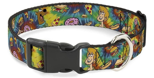 Collar De Perro Clip De Plastico Scooby Doo Y Shaggy Poses 