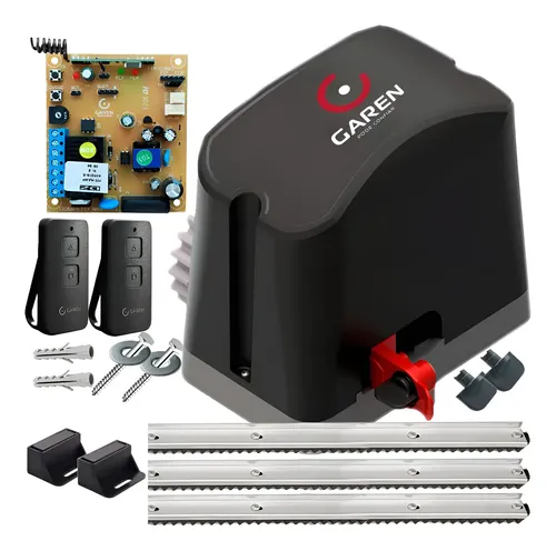 Kit Motor Portão Completo Dz Casa Fit com 4m Cremalheira - foto 1