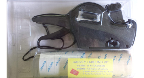 Garvey 18 6 Kit Etiquetadora Precio Incluye Extra Ink Roller