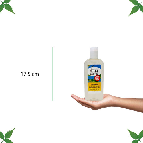 Paq. 3- Shampoo Limpieza Profunda Romero Manzananilla Neem