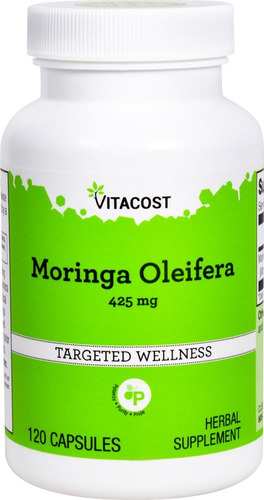 Moringa Oleifera 120 Cápsulas 425 Mg 100% Natural.