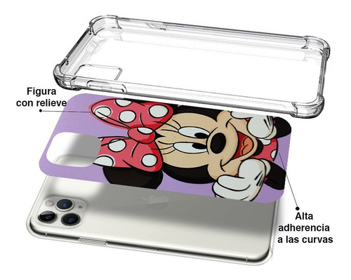 Carcasa Samsung A70 Disney Blanco