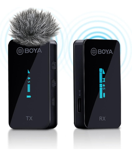 Boya Sistema De Microfono Inalambrico Lavalier, By-xm6 S1...