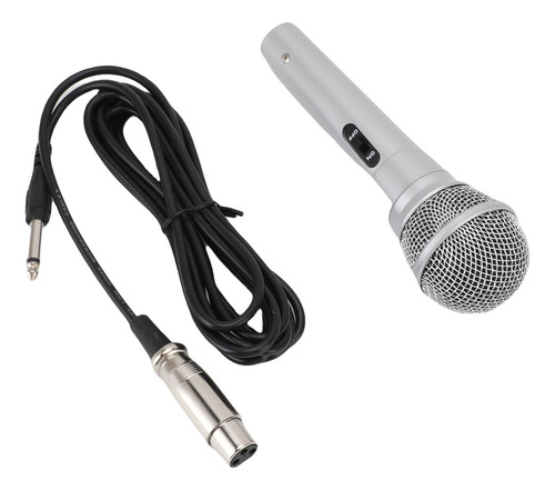 Micrófono Portátil Con Cable, Voz Dinámica Cardioide De 6,5