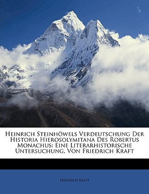 Libro Heinrich Steinhowels Verdeutschung Der Historia Hie...