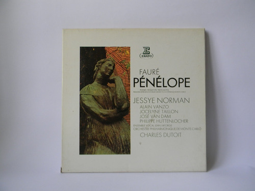 Penelope Fauré Caja 3 Vinilos Lp Libreto