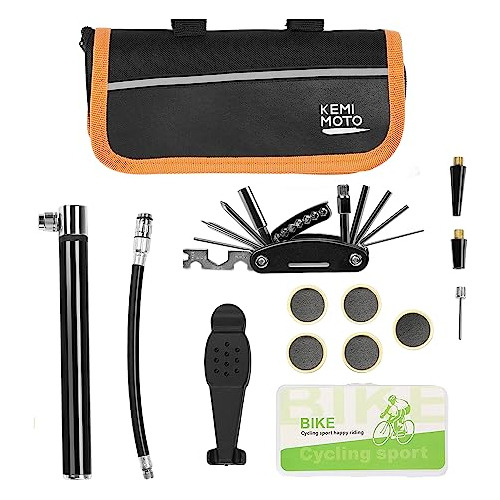 Bike Tools Kits, Bike Repair Bag & Bike Tire Pump, Mult...