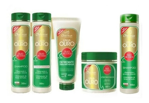 2 Kit De Tratamento Capilar Óleo De Coco Cheveux