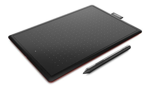 Tableta digitalizadora Wacom One by Wacom CTL-672 negra y roja