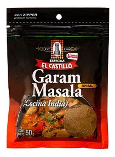 Garam Masala 50grs Premium Sin Sal El Castillo Especias - Cc