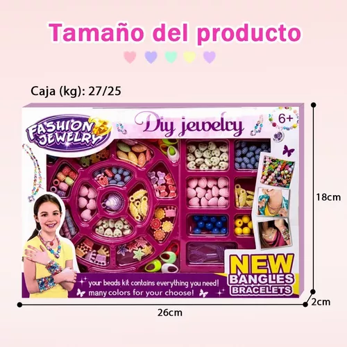 DIY pulseras juguetes, juego de 9 piezas de joyería para niños, kit de  manualidades para hacer joyas, cuentas para juguetes para niñas, el mejor  de su clase