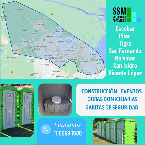 Baño Químico Alquiler Zona Norte Obra O Evento