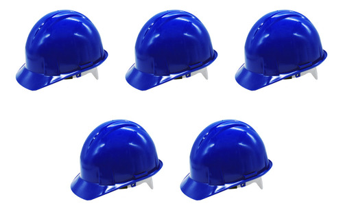 Casco De Seguridad Cachucha Azul 5 Piezas Maple Safe