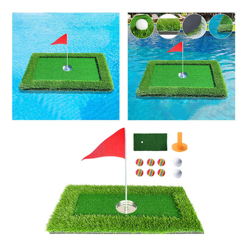 Estera De Práctica Plegable Verde De Golf Flotante Para