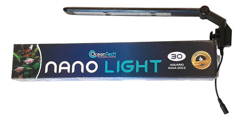 Luminária Nano Light 30 Fresh Black Ocean Tech Bivolt