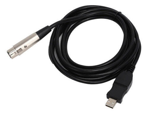 Cable Adaptador Usb A Xlr Hembra De 3 Metros Con Grabación