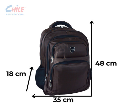 Mochila Executiva Impermeável Grande Com Vários Bolsos