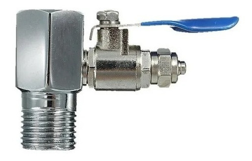 Imagen 1 de 5 de Llave De Corte Metal T Dispenser De Agua Heladeras Osmosis 