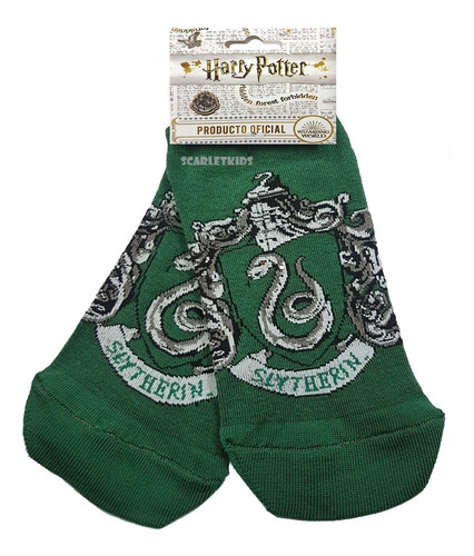 Medias Harry Potter Licencia Oficial Slytherin