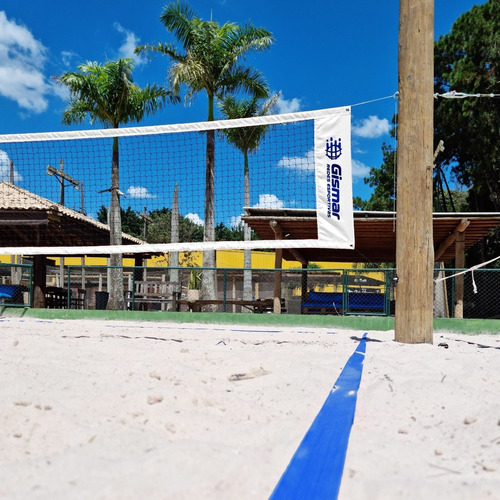Rede De Beach Tennis Pro Branca