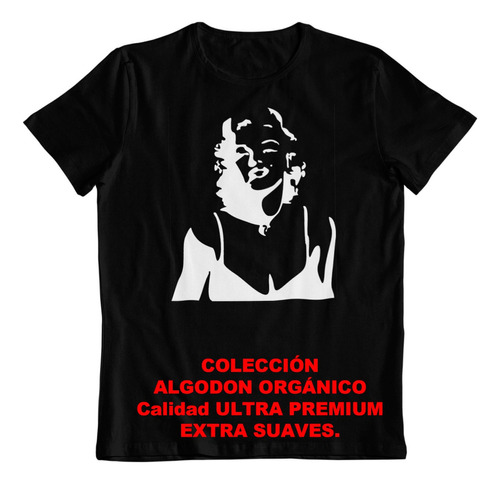 Polera - Dtf - Algodon Organico - Marilyn Monroe