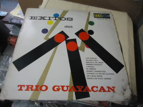 Trio Guayacan Exitos Del Trio Guayacan Lp