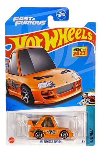 Toyota Supra Rápido Y Furioso Tooned 2023 Hot Wheels 1:64